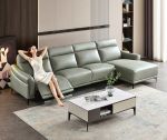 Sofa cao cấp phong cách nhẹ nhàng sang trọng sử dụng da bò | KUKA