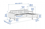 Sofa da bò Bắc Âu - Hiện đại, sang trọng | IKEA